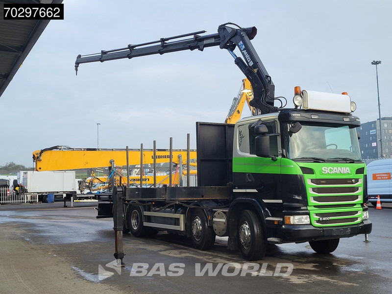 Scania G400 G 8X2 MKG HLK 231 HPA4 Crane Retarder Lift+Steering-Axle Euro 5 - Xe tải thùng lửng/ Phẳng, Xe cẩu tự hành: hình 3 Scania G400 G 8X2 MKG HLK 231 HPA4 Crane Retarder Lift+Steering-Axle Euro 5 - Xe tải thùng lửng/ Phẳng, Xe cẩu tự hành: hình 3