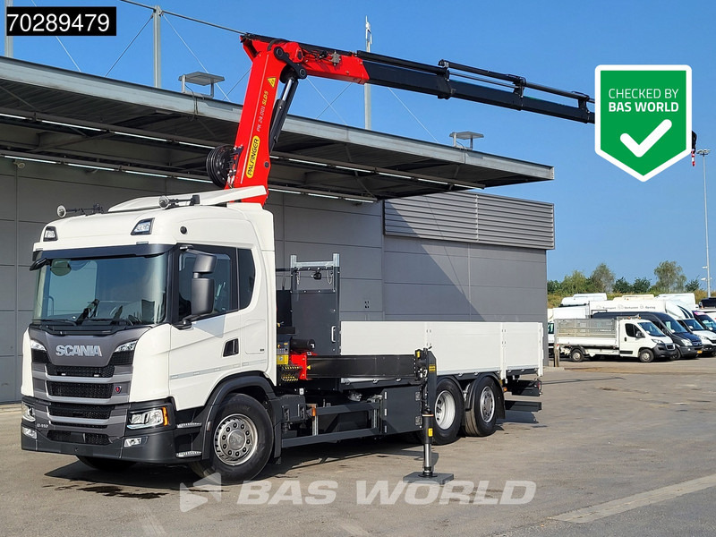 Scania G410 6X2 New! Palfinger PK24.001 SLD 5 Crane Kran Retarder Lift+Steering Axle LED ACC - Xe tải thùng lửng/ Phẳng, Xe cẩu tự hành: hình 1 Scania G410 6X2 New! Palfinger PK24.001 SLD 5 Crane Kran Retarder Lift+Steering Axle LED ACC - Xe tải thùng lửng/ Phẳng, Xe cẩu tự hành: hình 1