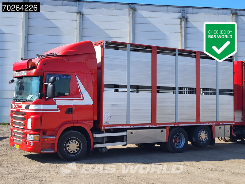 Scania G420 6X2 Van Dijk Cattle transport Liftable floor Lift-Asche Euro 5 - Xe tải hộp: hình 1 Scania G420 6X2 Van Dijk Cattle transport Liftable floor Lift-Asche Euro 5 - Xe tải hộp: hình 1