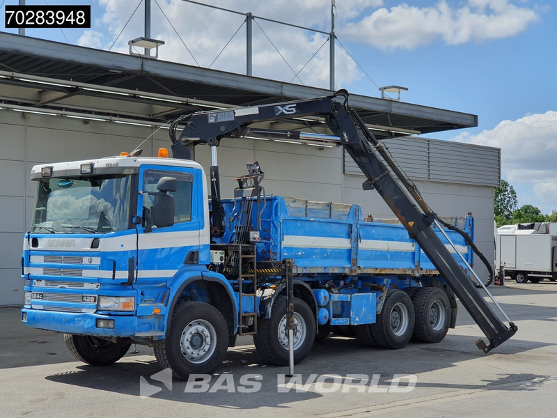 Scania G420 8X4 15m3 tipper Hiab 144 Crane Steelsuspension Manual Big-Axle Euro 3 - Xe ben, Xe cẩu tự hành: hình 5 Scania G420 8X4 15m3 tipper Hiab 144 Crane Steelsuspension Manual Big-Axle Euro 3 - Xe ben, Xe cẩu tự hành: hình 5