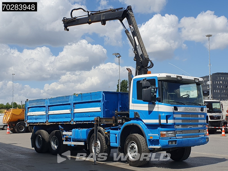 Scania G420 8X4 15m3 tipper Hiab 144 Crane Steelsuspension Manual Big-Axle Euro 3 - Xe ben, Xe cẩu tự hành: hình 3 Scania G420 8X4 15m3 tipper Hiab 144 Crane Steelsuspension Manual Big-Axle Euro 3 - Xe ben, Xe cẩu tự hành: hình 3