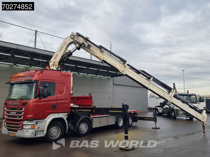 Scania G450 8X2 NL-Truck Hiab X-HIPRO 1058EP-6 Kran Front stab Retarder Euro 6 - Xe tải thùng lửng/ Phẳng, Xe cẩu tự hành: hình 5 Scania G450 8X2 NL-Truck Hiab X-HIPRO 1058EP-6 Kran Front stab Retarder Euro 6 - Xe tải thùng lửng/ Phẳng, Xe cẩu tự hành: hình 5