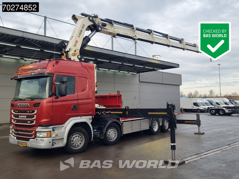 Scania G450 8X2 NL-Truck Hiab X-HIPRO 1058EP-6 Kran Front stab Retarder Euro 6 - Xe tải thùng lửng/ Phẳng, Xe cẩu tự hành: hình 1 Scania G450 8X2 NL-Truck Hiab X-HIPRO 1058EP-6 Kran Front stab Retarder Euro 6 - Xe tải thùng lửng/ Phẳng, Xe cẩu tự hành: hình 1
