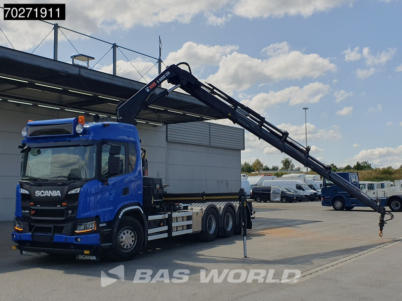 Scania G450 8X4 HIAB X-Hiduo 228 E-6 Crane + 18t Multilift Big-Axle Lift+Lenkachse Euro 6 - Xe tải nâng móc, Xe cẩu tự hành: hình 5 Scania G450 8X4 HIAB X-Hiduo 228 E-6 Crane + 18t Multilift Big-Axle Lift+Lenkachse Euro 6 - Xe tải nâng móc, Xe cẩu tự hành: hình 5