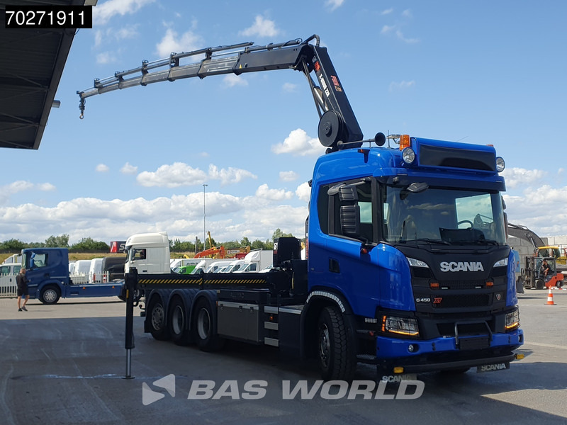 Scania G450 8X4 HIAB X-Hiduo 228 E-6 Crane + 18t Multilift Big-Axle Lift+Lenkachse Euro 6 - Xe tải nâng móc, Xe cẩu tự hành: hình 3 Scania G450 8X4 HIAB X-Hiduo 228 E-6 Crane + 18t Multilift Big-Axle Lift+Lenkachse Euro 6 - Xe tải nâng móc, Xe cẩu tự hành: hình 3