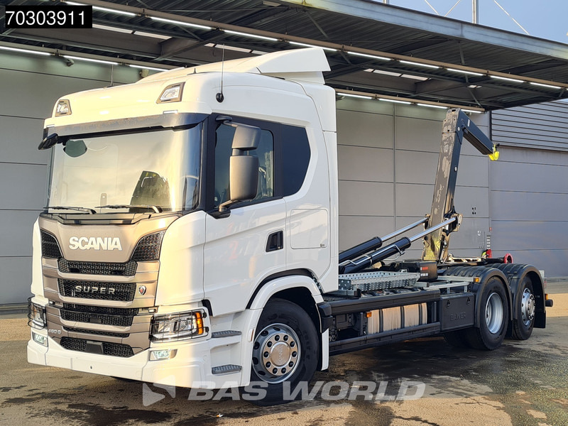 Scania G460 6X2 NEW! 20tons HIAB Containersystem Lift+Steering Axle Automatic Retarder Euro 6 - Xe tải nâng móc: hình 3 Scania G460 6X2 NEW! 20tons HIAB Containersystem Lift+Steering Axle Automatic Retarder Euro 6 - Xe tải nâng móc: hình 3