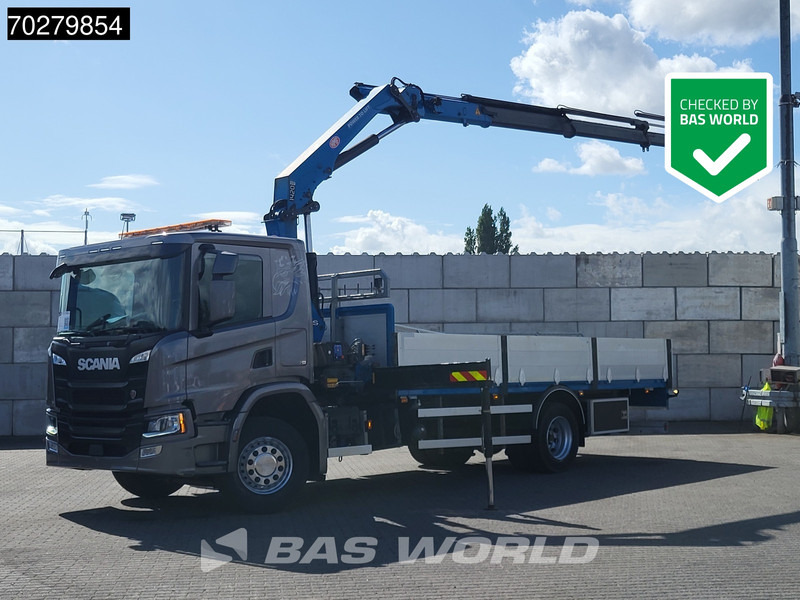 Scania P280 4X2 HMF 1420K-RC Kran Crane Automatic Euro 6 - Xe tải thùng lửng/ Phẳng, Xe cẩu tự hành: hình 1 Scania P280 4X2 HMF 1420K-RC Kran Crane Automatic Euro 6 - Xe tải thùng lửng/ Phẳng, Xe cẩu tự hành: hình 1
