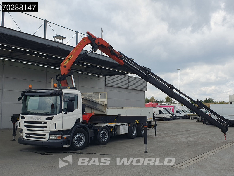 Scania P420 8X4 Palfinger PK 53002-SH Crane Lift+steering Manual Big-Axle Euro 5 - Xe tải thùng lửng/ Phẳng, Xe cẩu tự hành: hình 5 Scania P420 8X4 Palfinger PK 53002-SH Crane Lift+steering Manual Big-Axle Euro 5 - Xe tải thùng lửng/ Phẳng, Xe cẩu tự hành: hình 5