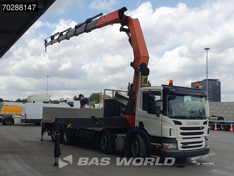Scania P420 8X4 Palfinger PK 53002-SH Crane Lift+steering Manual Big-Axle Euro 5 - Xe tải thùng lửng/ Phẳng, Xe cẩu tự hành: hình 3 Scania P420 8X4 Palfinger PK 53002-SH Crane Lift+steering Manual Big-Axle Euro 5 - Xe tải thùng lửng/ Phẳng, Xe cẩu tự hành: hình 3