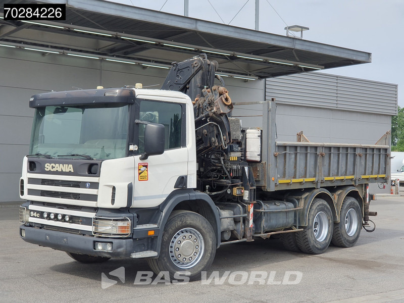 Scania P94 6X4 Hiab 330-4 Kran Crane 9m3 tipper Manual Steelsuspension Euro 3 - Xe ben, Xe cẩu tự hành: hình 5 Scania P94 6X4 Hiab 330-4 Kran Crane 9m3 tipper Manual Steelsuspension Euro 3 - Xe ben, Xe cẩu tự hành: hình 5