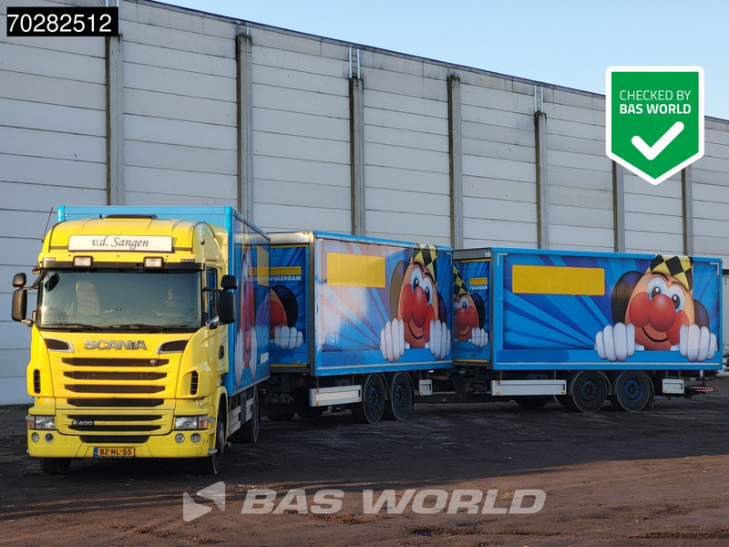 Scania R400 4X2 LZV NL-Truck 3x Ladebordwand 2x trailer Navi Euro 5 - Xe tải hộp: hình 1 Scania R400 4X2 LZV NL-Truck 3x Ladebordwand 2x trailer Navi Euro 5 - Xe tải hộp: hình 1