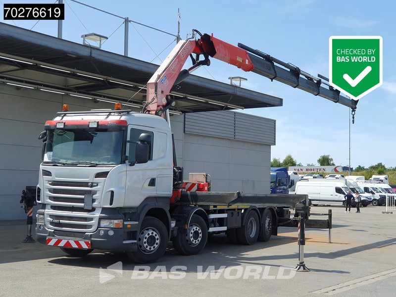 Scania R480 8X2 FASSI F660AXP.25 Manual Retarder Lift+Lenkachse Euro 5 - Xe tải thùng lửng/ Phẳng, Xe cẩu tự hành: hình 1 Scania R480 8X2 FASSI F660AXP.25 Manual Retarder Lift+Lenkachse Euro 5 - Xe tải thùng lửng/ Phẳng, Xe cẩu tự hành: hình 1