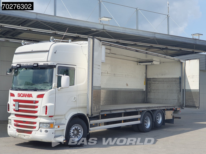 Xe tải đông lạnh Scania R480 R 6X2 Thermo-king T-1200 R Retarder Manual Ladebordwand Xenon Navi Euro 5: hình 15