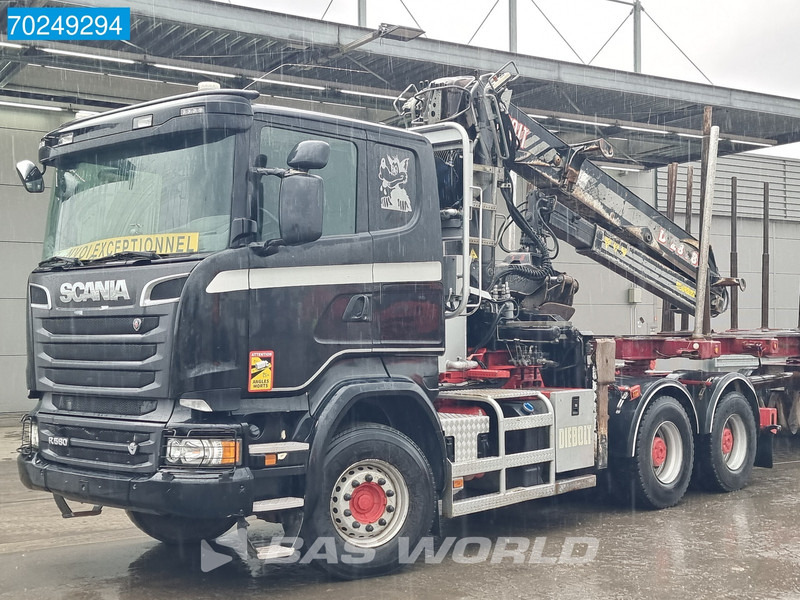 Scania R580 6X4 Holz Kran Diebolt D28 Full-Steell Extentable Trailer - Xe chở gỗ, Xe cẩu tự hành: hình 5 Scania R580 6X4 Holz Kran Diebolt D28 Full-Steell Extentable Trailer - Xe chở gỗ, Xe cẩu tự hành: hình 5