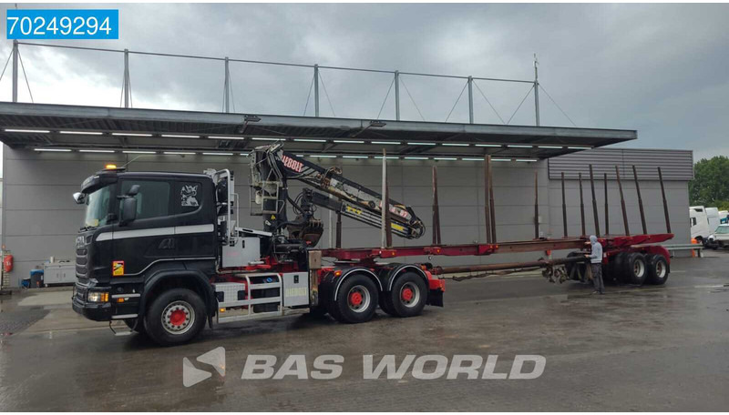 Cho thuê Scania R580 6X4 Holz Kran Diebolt D28 Full-Steell Extentable Trailer Scania R580 6X4 Holz Kran Diebolt D28 Full-Steell Extentable Trailer: hình 18