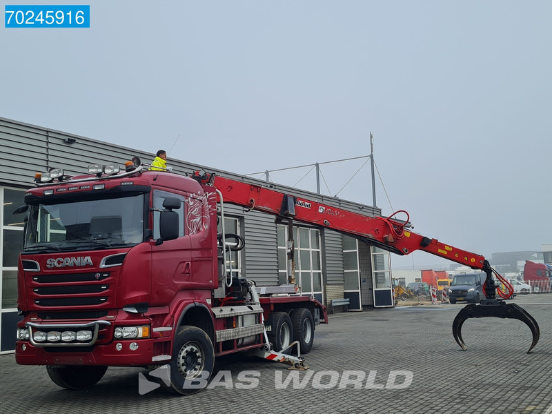 Scania R580 6X4 Jonsered J28505 83 Crane Kran Steel-suspension Retarder - Xe chở gỗ, Xe cẩu tự hành: hình 5 Scania R580 6X4 Jonsered J28505 83 Crane Kran Steel-suspension Retarder - Xe chở gỗ, Xe cẩu tự hành: hình 5