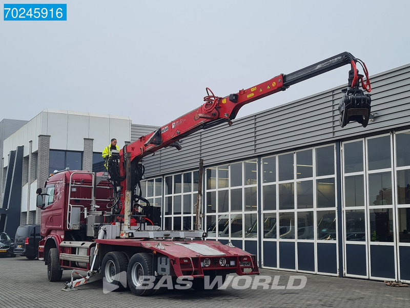 Scania R580 6X4 Jonsered J28505 83 Crane Kran Steel-suspension Retarder - Xe chở gỗ, Xe cẩu tự hành: hình 2 Scania R580 6X4 Jonsered J28505 83 Crane Kran Steel-suspension Retarder - Xe chở gỗ, Xe cẩu tự hành: hình 2