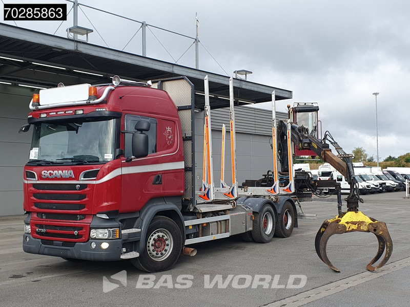 Scania R730 R 6X4 HIAB F108S 79 Crane Retarder Xenon BigAxle Loglift Automatic ACC Euro 6 - Xe chở gỗ, Xe cẩu tự hành: hình 5 Scania R730 R 6X4 HIAB F108S 79 Crane Retarder Xenon BigAxle Loglift Automatic ACC Euro 6 - Xe chở gỗ, Xe cẩu tự hành: hình 5