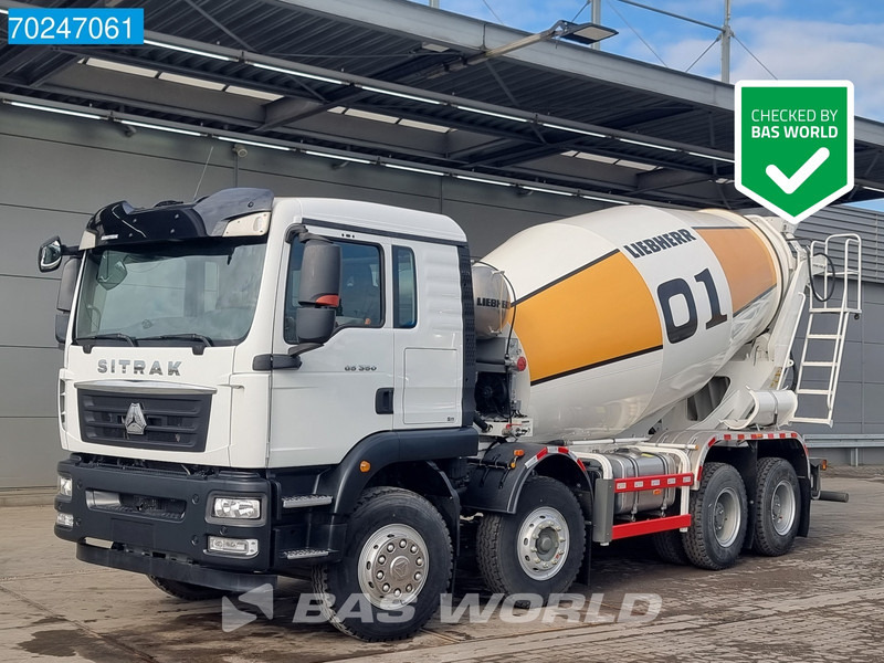 Sitrak G5 350 8X4 NEW! 8m3 Liebherr Mixer Big-Axle Steel Suspension - Xe trộn bê tông: hình 1 Sitrak G5 350 8X4 NEW! 8m3 Liebherr Mixer Big-Axle Steel Suspension - Xe trộn bê tông: hình 1