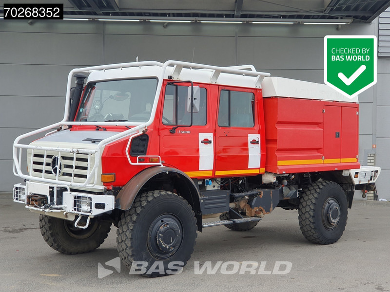 Unimog U5000 4X4 Camiva FIRE TRUCK SUPERSTRUCTURE NOT WORKING Automatic - Xe tải cứu hỏa: hình 1 Unimog U5000 4X4 Camiva FIRE TRUCK SUPERSTRUCTURE NOT WORKING Automatic - Xe tải cứu hỏa: hình 1