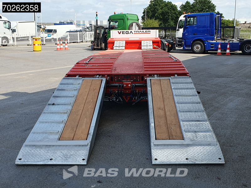 Sơ mi rơ moóc thùng thấp mới Vega STANDARD LOWBED 2 axles Lift + 2xLenkachse Hydraulic Ramps: hình 12