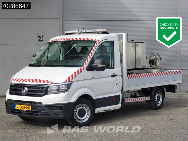 Volkswagen Crafter 177pk Automaat Open Laadbak Reinigingswagen Trekhaak Airco Cruise Euro6 Pritsche Pickup Open Box Hogedrukspuit Waterpomp A/C Tow - Xe tải nhỏ phẳng: hình 1 Volkswagen Crafter 177pk Automaat Open Laadbak Reinigingswagen Trekhaak Airco Cruise Euro6 Pritsche Pickup Open Box Hogedrukspuit Waterpomp A/C Tow - Xe tải nhỏ phẳng: hình 1