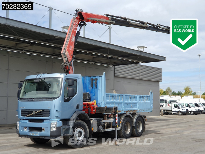 Volvo FE 280 904 6X4 Fassi F215/235AXP26 Crane 10m3 tipper Big-Axle Manual Euro 4 - Xe ben, Xe cẩu tự hành: hình 1 Volvo FE 280 904 6X4 Fassi F215/235AXP26 Crane 10m3 tipper Big-Axle Manual Euro 4 - Xe ben, Xe cẩu tự hành: hình 1