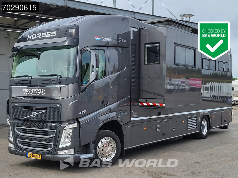 Volvo FH 420 FH 4X2 NL-Truck STX Horse truck + Living 4 Horses Navi ACC Euro 6 - Xe tải chở ngựa: hình 1 Volvo FH 420 FH 4X2 NL-Truck STX Horse truck + Living 4 Horses Navi ACC Euro 6 - Xe tải chở ngựa: hình 1