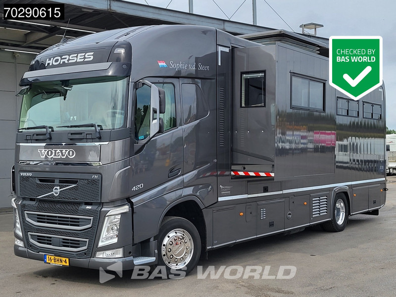 Volvo FH 420 FH 4X2 NL-Truck Xenon Navi ACC Euro 6 - Xe tải chở ngựa: hình 1 Volvo FH 420 FH 4X2 NL-Truck Xenon Navi ACC Euro 6 - Xe tải chở ngựa: hình 1