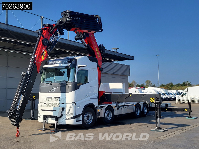 Volvo FH 500 8X2 Palfinger PK110002 SH Crane + Fly-Jib Winch VEB+ Euro 6 - Xe tải thùng lửng/ Phẳng, Xe cẩu tự hành: hình 5 Volvo FH 500 8X2 Palfinger PK110002 SH Crane + Fly-Jib Winch VEB+ Euro 6 - Xe tải thùng lửng/ Phẳng, Xe cẩu tự hành: hình 5