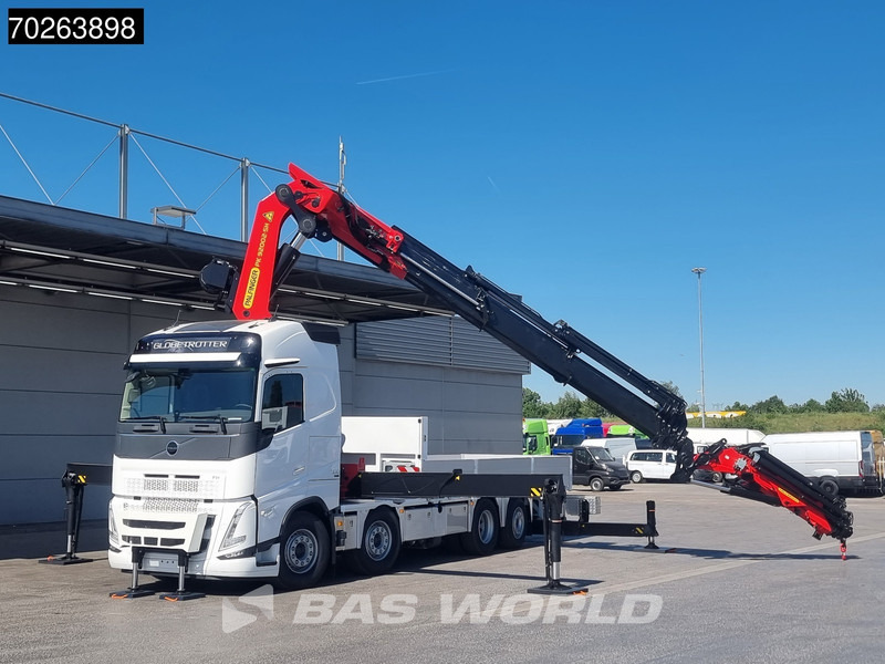 Volvo FH 500 8X2 Palfinger PK92002 SH JIB Kran Lift-Lenkachse Navi Euro 6 - Xe tải thùng lửng/ Phẳng, Xe cẩu tự hành: hình 5 Volvo FH 500 8X2 Palfinger PK92002 SH JIB Kran Lift-Lenkachse Navi Euro 6 - Xe tải thùng lửng/ Phẳng, Xe cẩu tự hành: hình 5