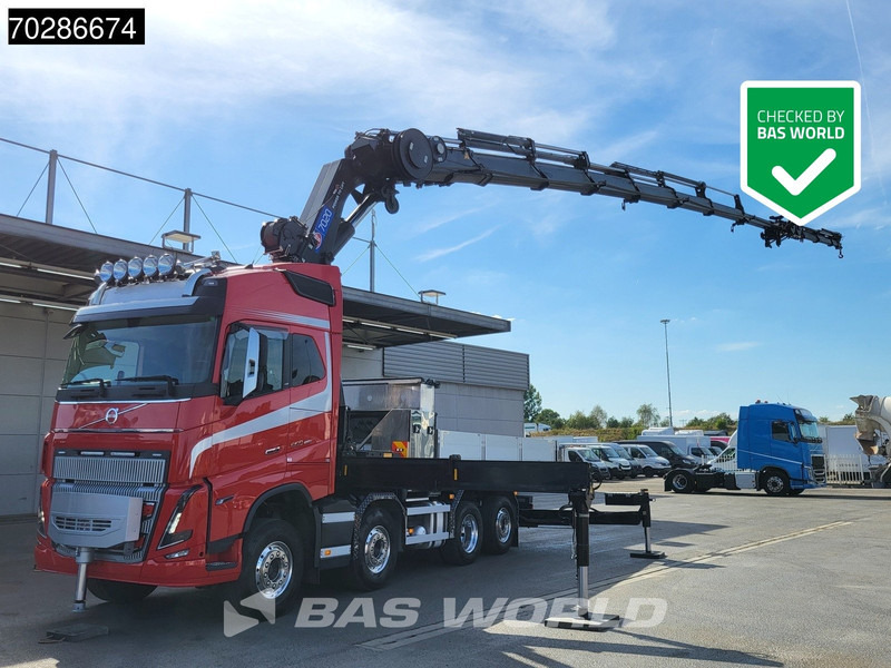 Volvo FH16 650 FH16 8X2 HMF 7020K-RCS Crane + Fly-Jib Lift+Steering-Axle Navi LED ACC Euro 6 - Xe tải thùng lửng/ Phẳng, Xe cẩu tự hành: hình 1 Volvo FH16 650 FH16 8X2 HMF 7020K-RCS Crane + Fly-Jib Lift+Steering-Axle Navi LED ACC Euro 6 - Xe tải thùng lửng/ Phẳng, Xe cẩu tự hành: hình 1