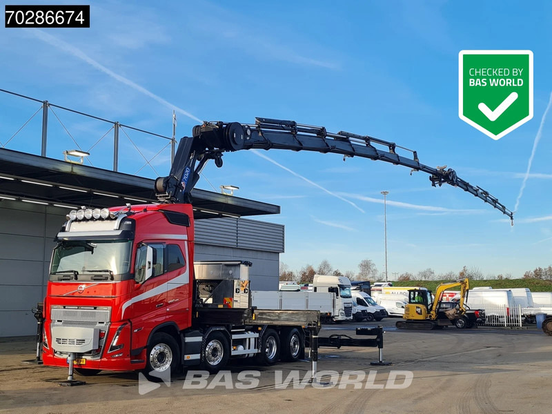 Volvo FH16 650 FH16 8X2 NL-Truck HMF 7020K-RCS Crane + Jib Lift+Steering-Axle Navi LED - Xe tải thùng lửng/ Phẳng, Xe cẩu tự hành: hình 1 Volvo FH16 650 FH16 8X2 NL-Truck HMF 7020K-RCS Crane + Jib Lift+Steering-Axle Navi LED - Xe tải thùng lửng/ Phẳng, Xe cẩu tự hành: hình 1