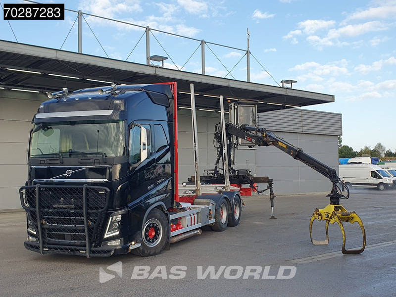Volvo FH16 750 FH16 6X4 HIAB E96S 79 wood crane Retarder Dynamic-Steering Big-Axle Euro 6 - Xe chở gỗ, Xe cẩu tự hành: hình 5 Volvo FH16 750 FH16 6X4 HIAB E96S 79 wood crane Retarder Dynamic-Steering Big-Axle Euro 6 - Xe chở gỗ, Xe cẩu tự hành: hình 5