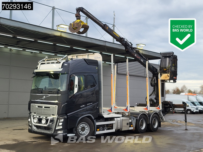 Volvo FH16 750 FH16 6X4 HIAB LOGLIFT F108S 83 Wood crane Retarder VEB+ Big-Axle Euro 6 - Xe chở gỗ, Xe cẩu tự hành: hình 1 Volvo FH16 750 FH16 6X4 HIAB LOGLIFT F108S 83 Wood crane Retarder VEB+ Big-Axle Euro 6 - Xe chở gỗ, Xe cẩu tự hành: hình 1