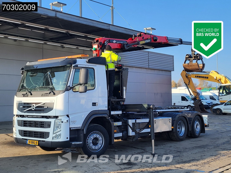 Volvo FM 330 FM 6X2 Palfinger Epsilon Z-Crane VDL Hook Lift+Steering Axle - Xe tải nâng móc, Xe cẩu tự hành: hình 1 Volvo FM 330 FM 6X2 Palfinger Epsilon Z-Crane VDL Hook Lift+Steering Axle - Xe tải nâng móc, Xe cẩu tự hành: hình 1