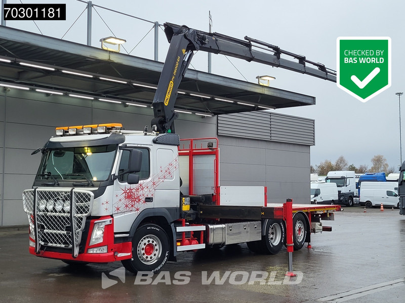 Volvo FM 410 FM 6X2 Palfinger PK 26002-EH E Kran Crane Lift +steering axle Automatic Euro 6 - Xe tải thùng lửng/ Phẳng, Xe cẩu tự hành: hình 1 Volvo FM 410 FM 6X2 Palfinger PK 26002-EH E Kran Crane Lift +steering axle Automatic Euro 6 - Xe tải thùng lửng/ Phẳng, Xe cẩu tự hành: hình 1