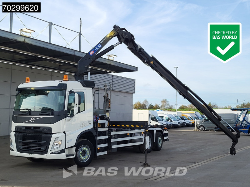 Volvo FM 430 FM 6X2 HMF 2320K-RCS Kran Crane + VDL S-21-6200 Lift + Steering Axle - Xe tải nâng móc, Xe cẩu tự hành: hình 1 Volvo FM 430 FM 6X2 HMF 2320K-RCS Kran Crane + VDL S-21-6200 Lift + Steering Axle - Xe tải nâng móc, Xe cẩu tự hành: hình 1