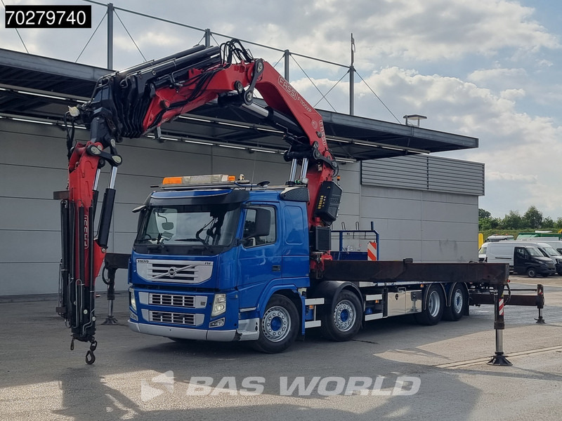 Volvo FM 450 8X2 FASSI 100 Ton/Meter Crane Kran 7 + 6 Jib Lift+steering Axle Euro 5 - Xe tải thùng lửng/ Phẳng, Xe cẩu tự hành: hình 5 Volvo FM 450 8X2 FASSI 100 Ton/Meter Crane Kran 7 + 6 Jib Lift+steering Axle Euro 5 - Xe tải thùng lửng/ Phẳng, Xe cẩu tự hành: hình 5