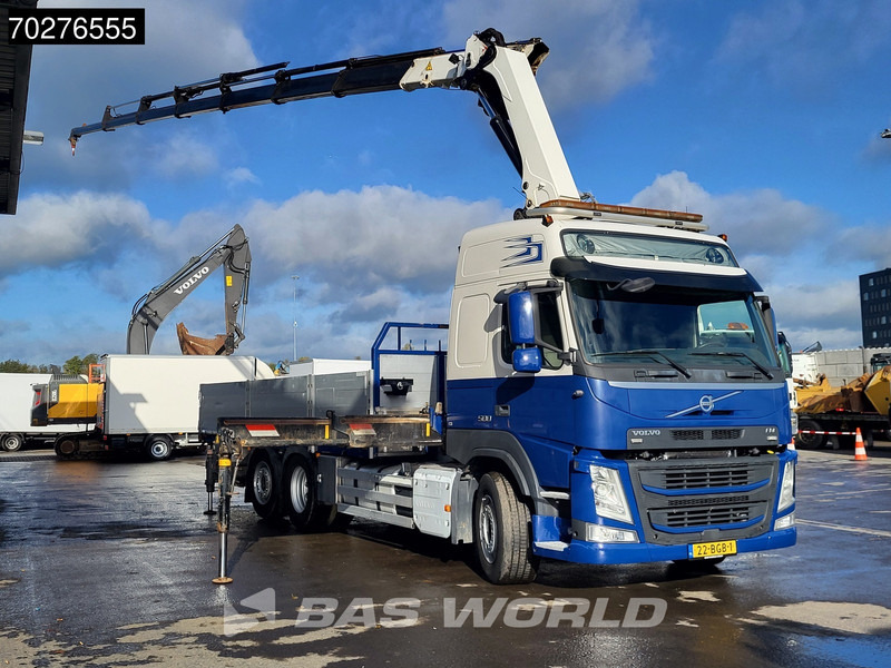 Volvo FM 500 FM 6X2 NL-Truck HMF 3220-K7 Kran Crane Winch Lift+Steering-Axle Euro 6 - Xe tải thùng lửng/ Phẳng, Xe cẩu tự hành: hình 3 Volvo FM 500 FM 6X2 NL-Truck HMF 3220-K7 Kran Crane Winch Lift+Steering-Axle Euro 6 - Xe tải thùng lửng/ Phẳng, Xe cẩu tự hành: hình 3