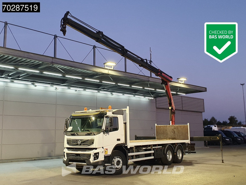 Volvo FMX 370 6X4 Palfinger PK18002 EH Crane Kran Automatic Euro 5 - Xe tải thùng lửng/ Phẳng, Xe cẩu tự hành: hình 1 Volvo FMX 370 6X4 Palfinger PK18002 EH Crane Kran Automatic Euro 5 - Xe tải thùng lửng/ Phẳng, Xe cẩu tự hành: hình 1