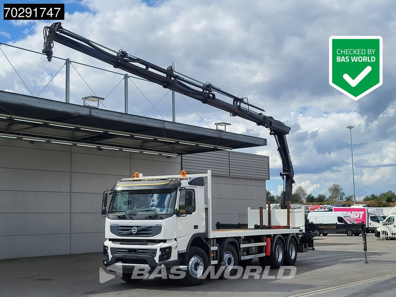 Volvo FMX 370 8X4 HIAB 211EP-5 HIDUO Crane Automatic Euro 5 - Xe tải thùng lửng/ Phẳng, Xe cẩu tự hành: hình 1 Volvo FMX 370 8X4 HIAB 211EP-5 HIDUO Crane Automatic Euro 5 - Xe tải thùng lửng/ Phẳng, Xe cẩu tự hành: hình 1