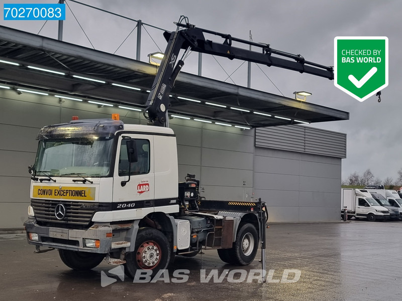 Mercedes-Benz Actros 2040 Actros 4X4 Manual 4x4 Big-Axle Full-Steel Hiab 1660-5 Kran 4x Stabilizers - Xe đầu kéo: hình 1 Mercedes-Benz Actros 2040 Actros 4X4 Manual 4x4 Big-Axle Full-Steel Hiab 1660-5 Kran 4x Stabilizers - Xe đầu kéo: hình 1