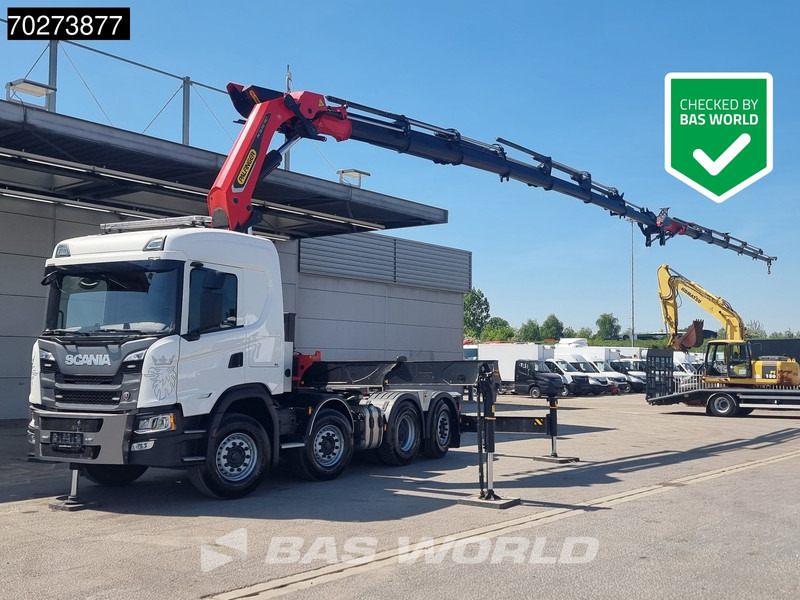 Scania G500 8X2 Retarder Liftachse Palfinger Kran PK 58.002 TEC F - Xe đầu kéo: hình 1 Scania G500 8X2 Retarder Liftachse Palfinger Kran PK 58.002 TEC F - Xe đầu kéo: hình 1