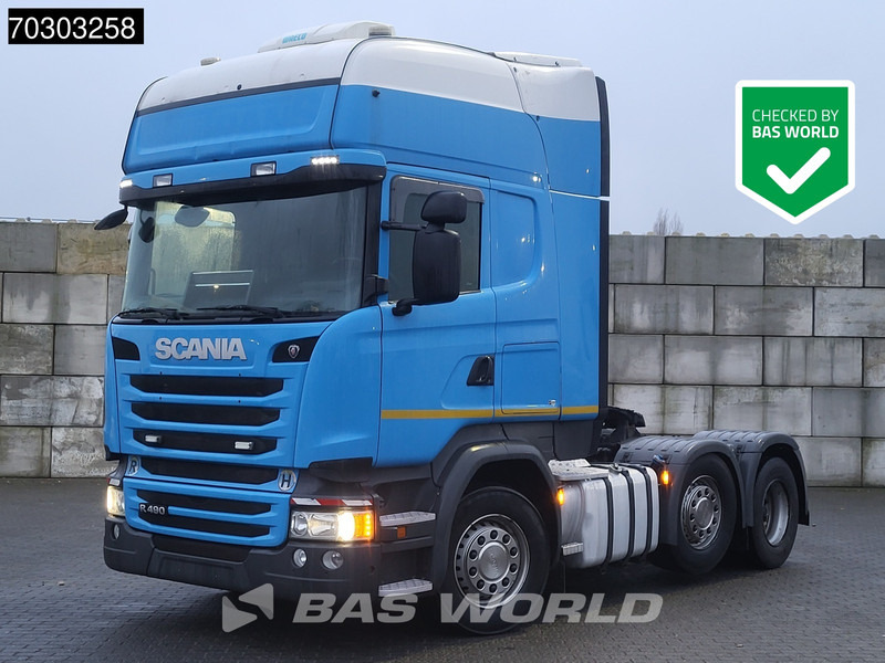 Scania R490 6X2 Retarder Lift+Lenkachse Full-Air 2xTanks Standklima Euro 6 - Xe đầu kéo: hình 1 Scania R490 6X2 Retarder Lift+Lenkachse Full-Air 2xTanks Standklima Euro 6 - Xe đầu kéo: hình 1