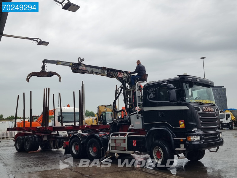 Scania R580 6X4 Holz Kran Diebolt D28 Full-Steell Extentable Trailer - Xe đầu kéo: hình 2 Scania R580 6X4 Holz Kran Diebolt D28 Full-Steell Extentable Trailer - Xe đầu kéo: hình 2