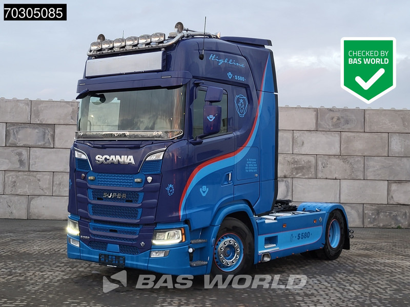 Scania S580 S 4X2 Full-Air Retarder 2xTanks Standklima Leder - Xe đầu kéo: hình 1 Scania S580 S 4X2 Full-Air Retarder 2xTanks Standklima Leder - Xe đầu kéo: hình 1