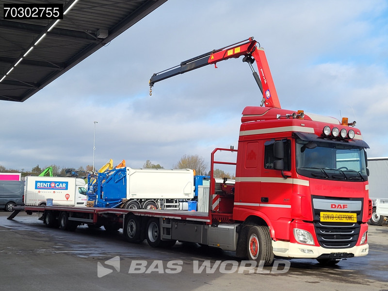 DAF XF 440 XF 6X2 NL-Truck Transporter APK HMF 900-K2 crane Winch Lift-Lenkachse Euro 6 - Xe tải, Xe cẩu tự hành: hình 2 DAF XF 440 XF 6X2 NL-Truck Transporter APK HMF 900-K2 crane Winch Lift-Lenkachse Euro 6 - Xe tải, Xe cẩu tự hành: hình 2