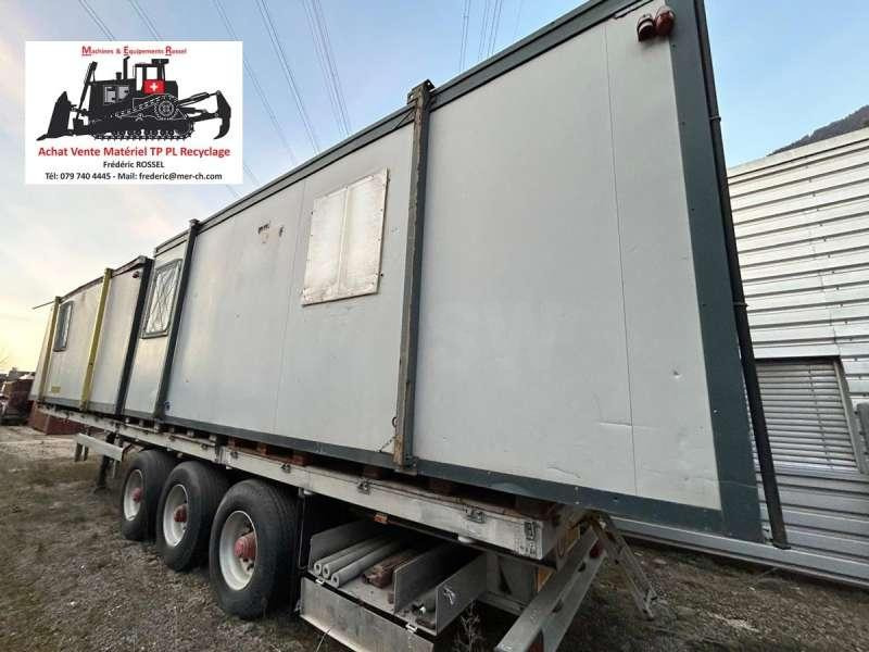 15 M2 - Lot de 2 avec remorque (départ Suisse) - Container xây dựng: hình 1 15 M2 - Lot de 2 avec remorque (départ Suisse) - Container xây dựng: hình 1