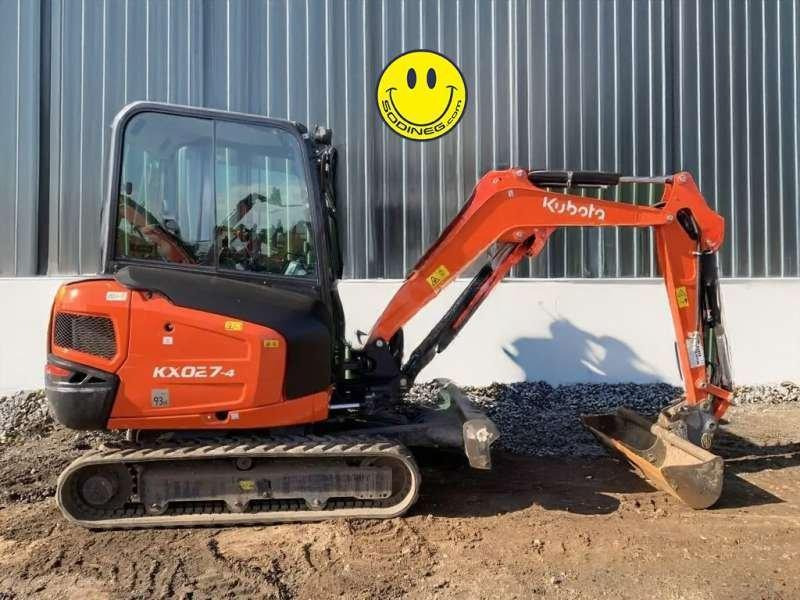Kubota KX027-4 - Máy xúc mini: hình 1 Kubota KX027-4 - Máy xúc mini: hình 1